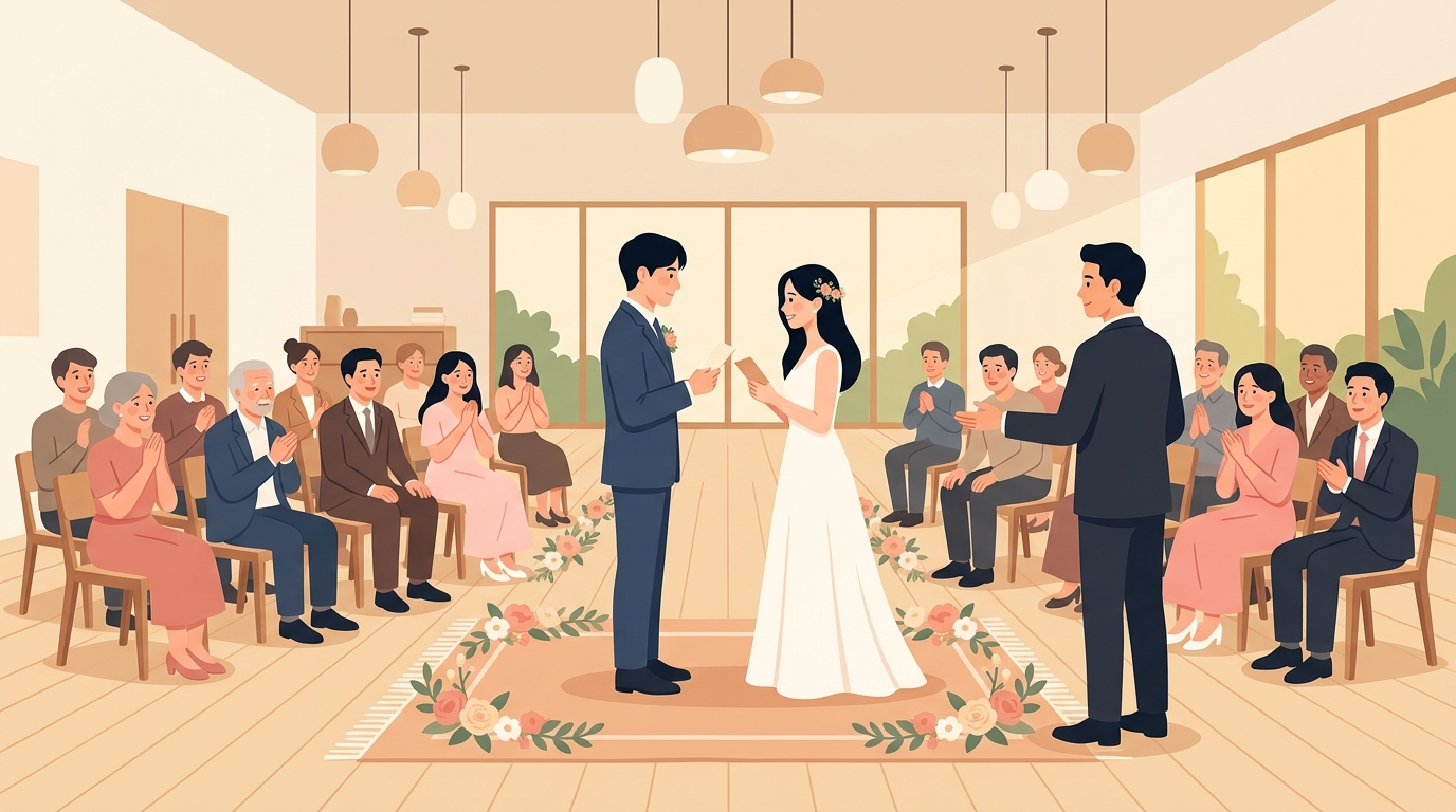 MC script for officiant-free wedding