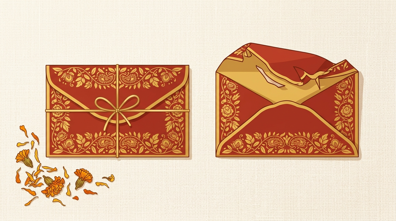 Gift envelope etiquette