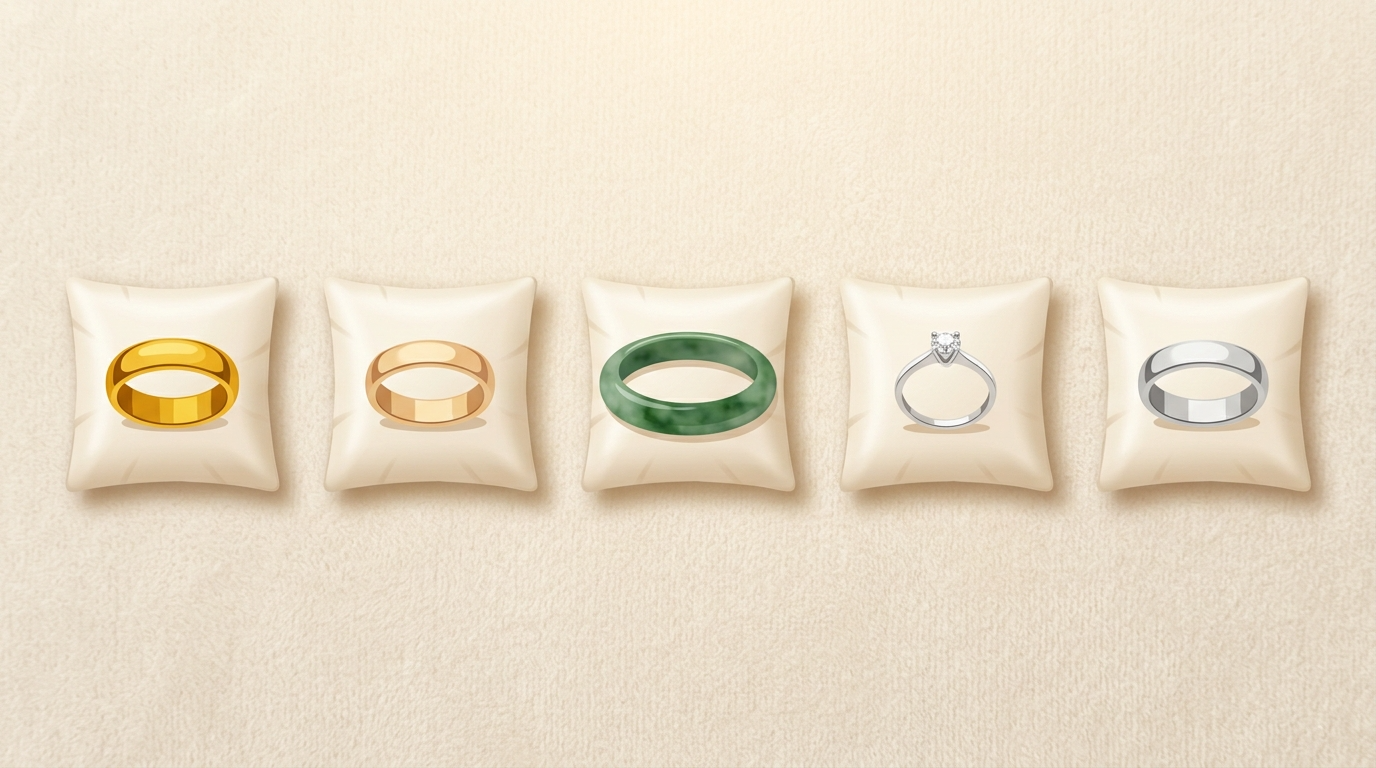 戒指材质对比