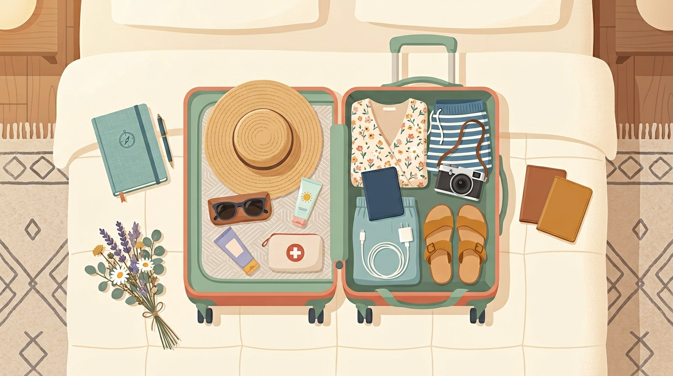 Honeymoon packing