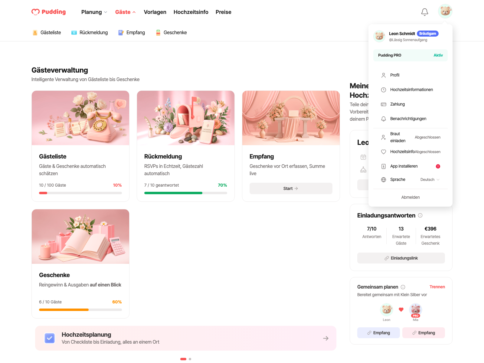 Guests overview