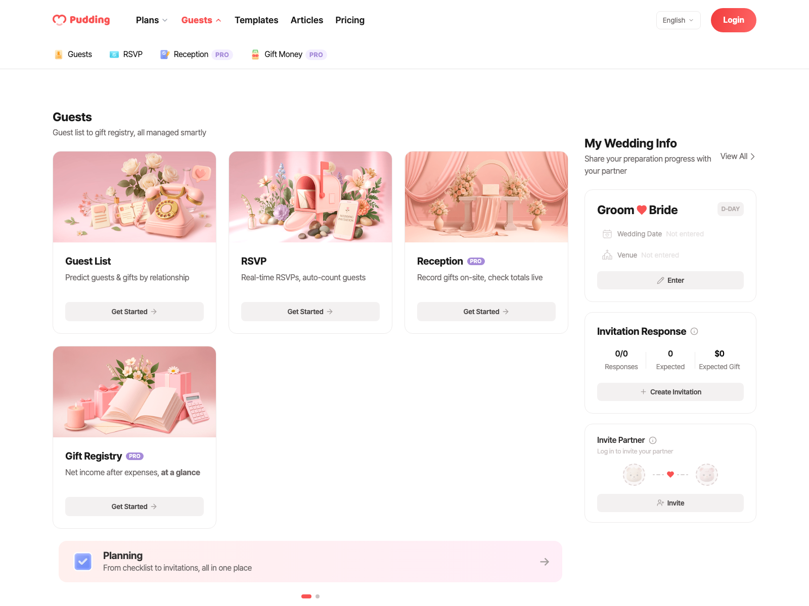 Guests overview