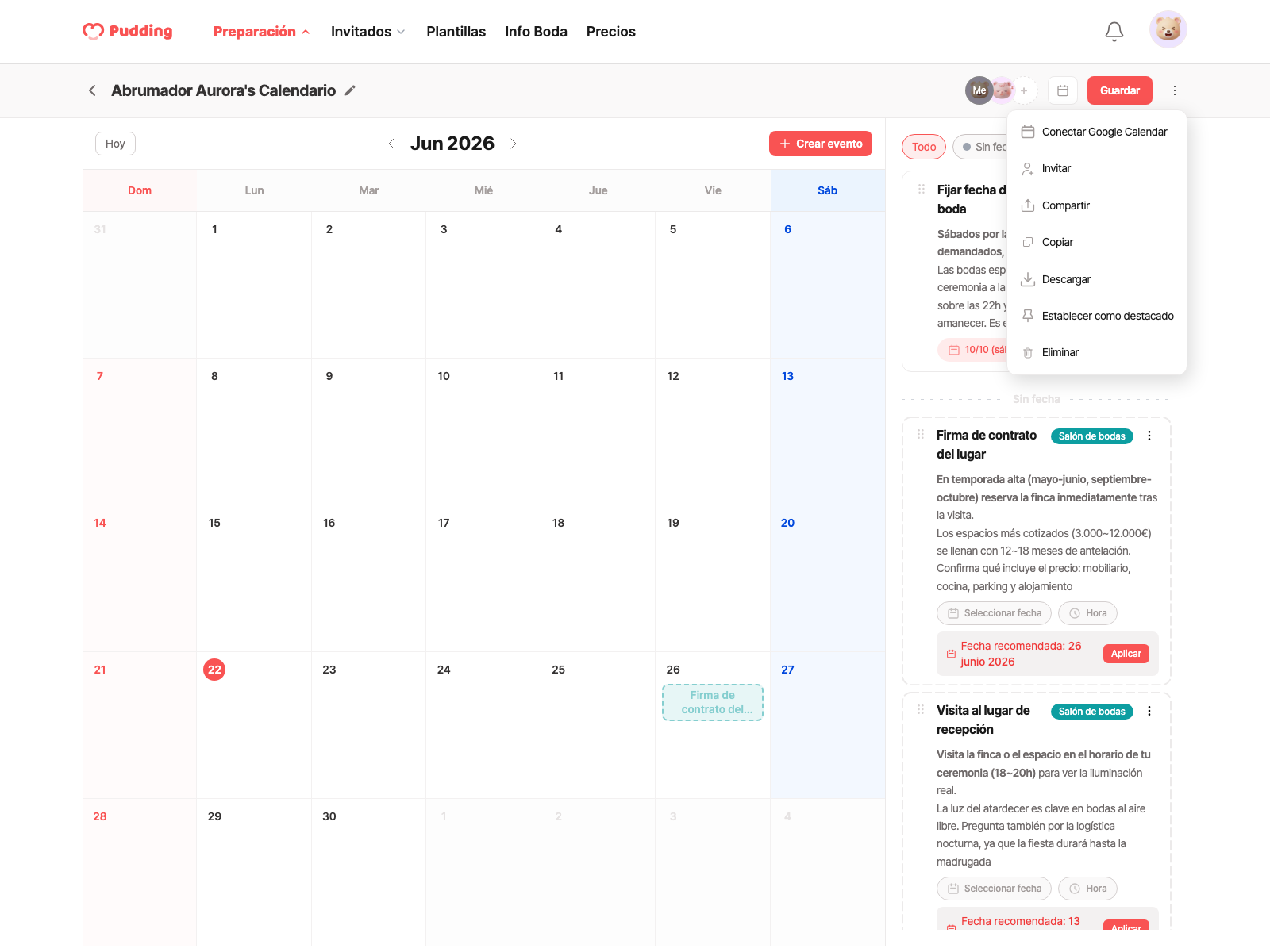 Schedule download modal