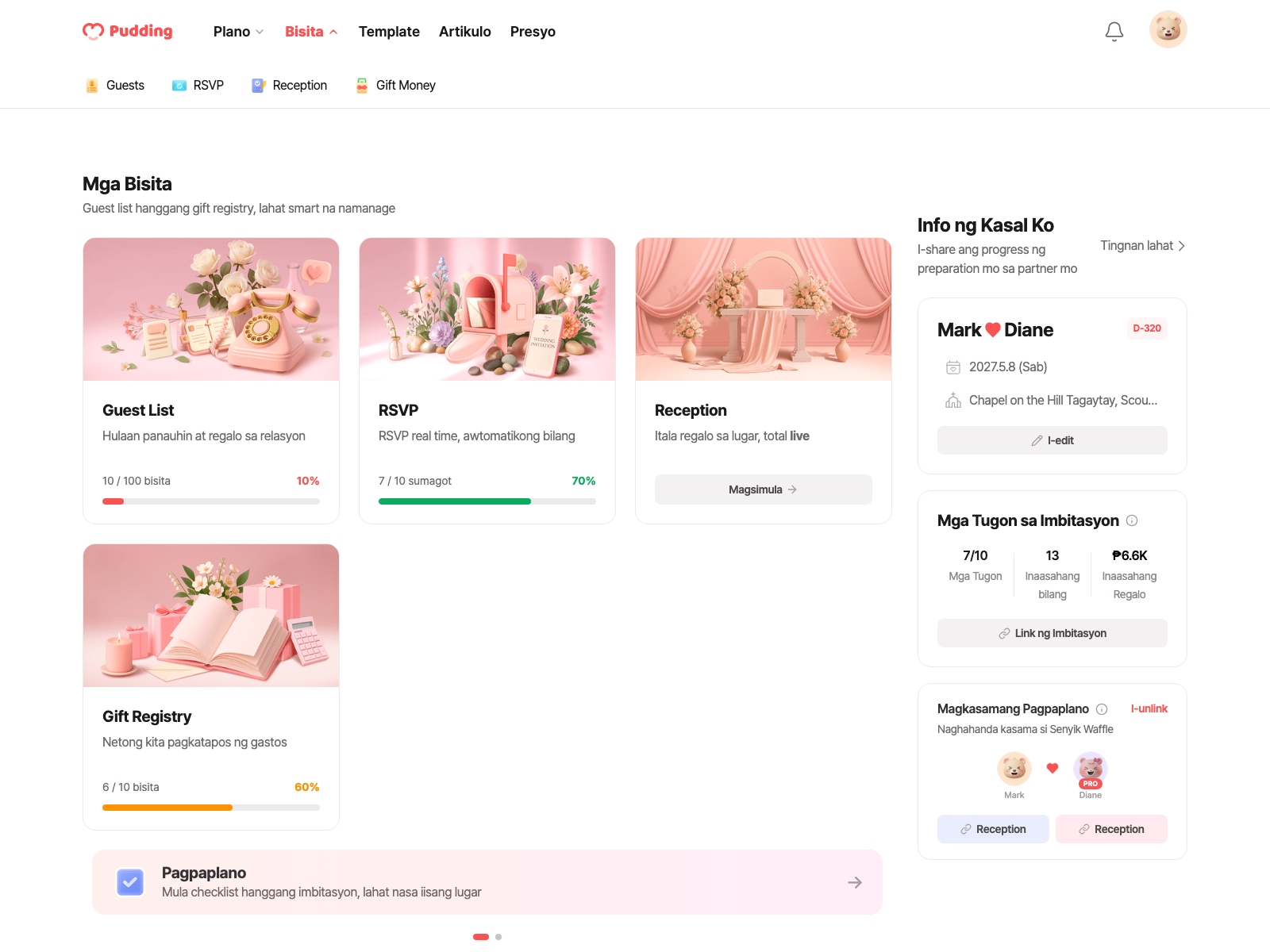Guests overview