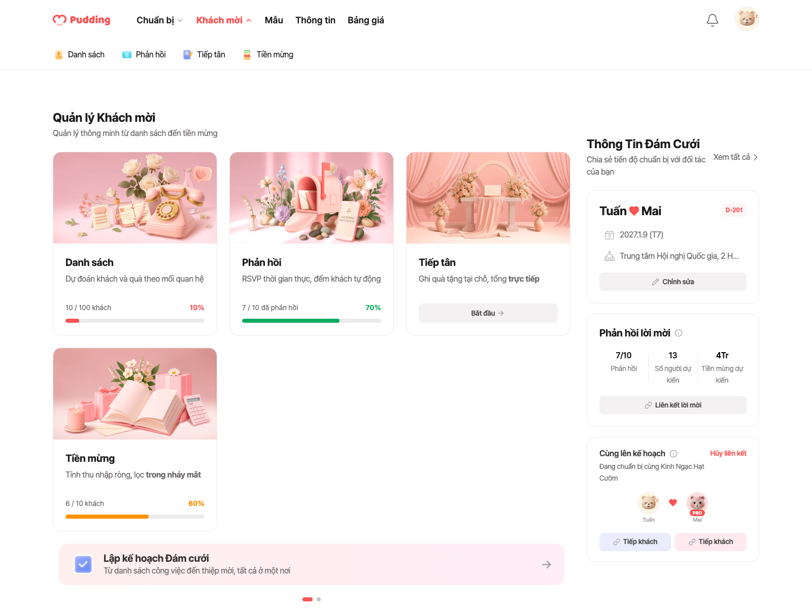 Guests overview