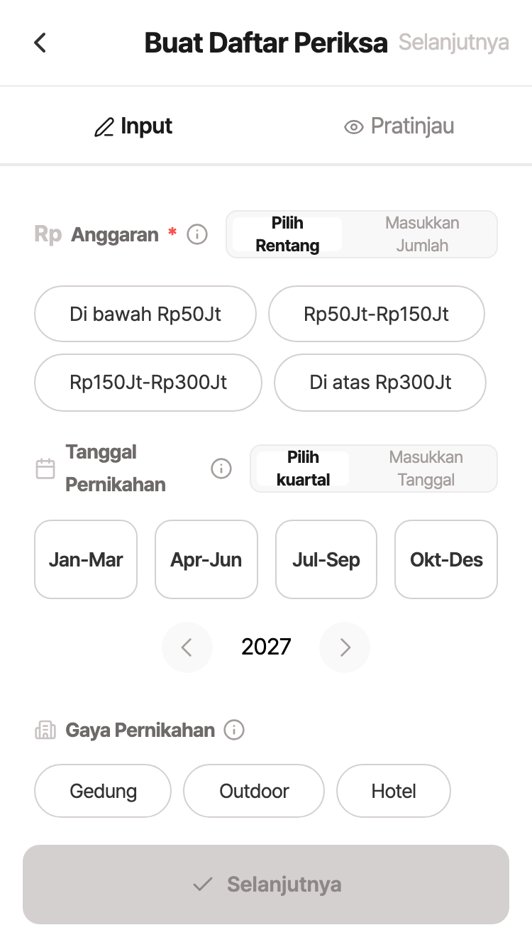 Checklist