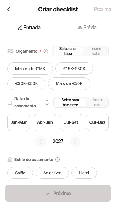 Checklist