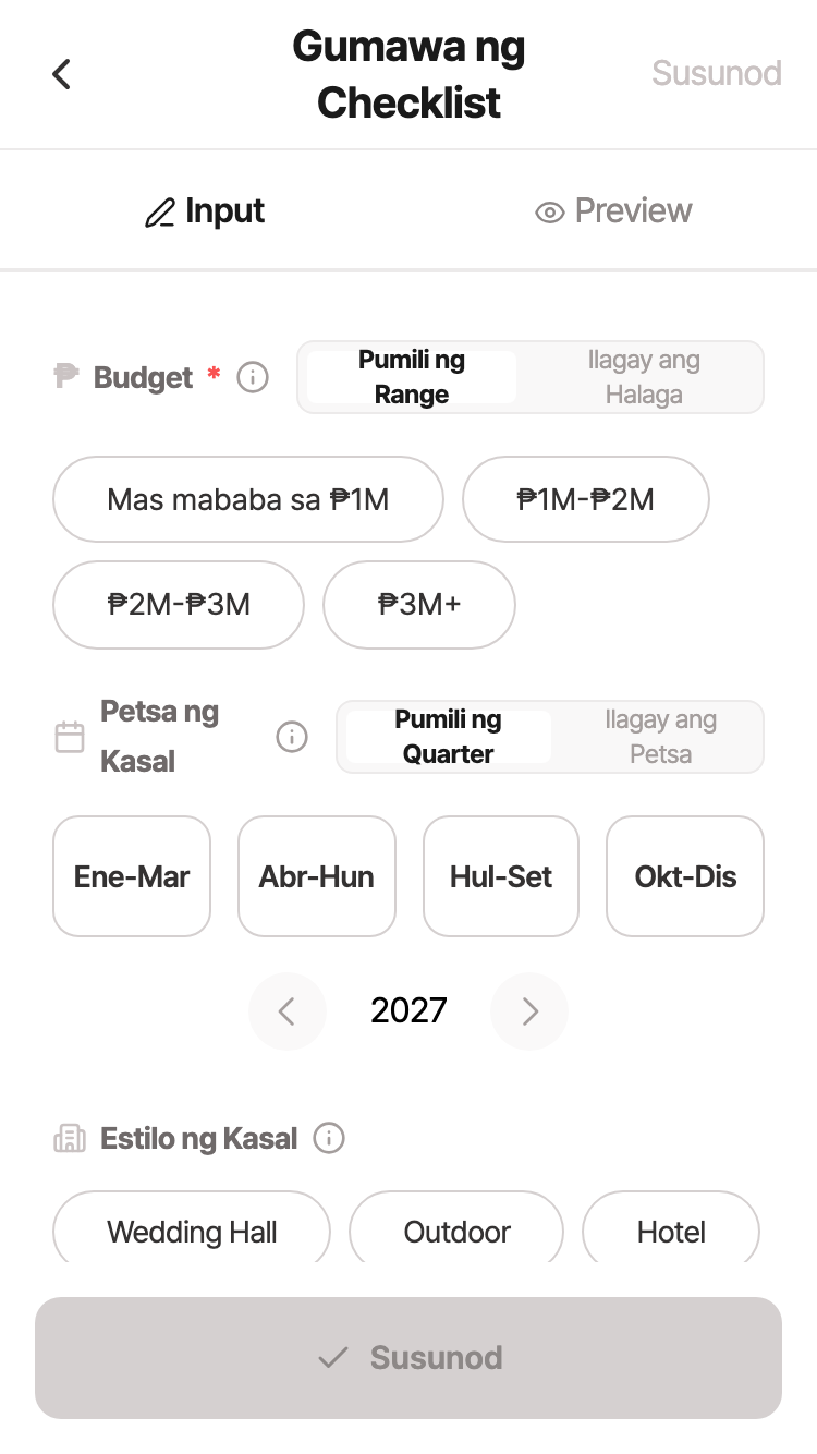 Checklist